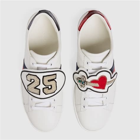 ace sneakers with removable patches gucci replica